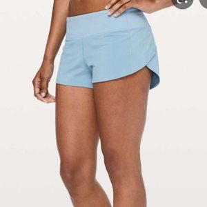 Lululemon Light Blue Speed Up Shorts 2.5in